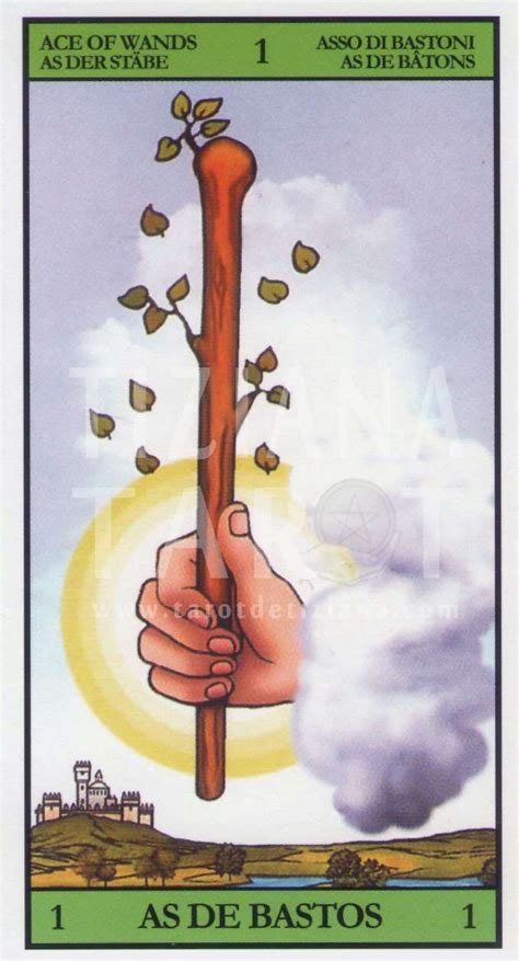 El As de Bastos en el tarot